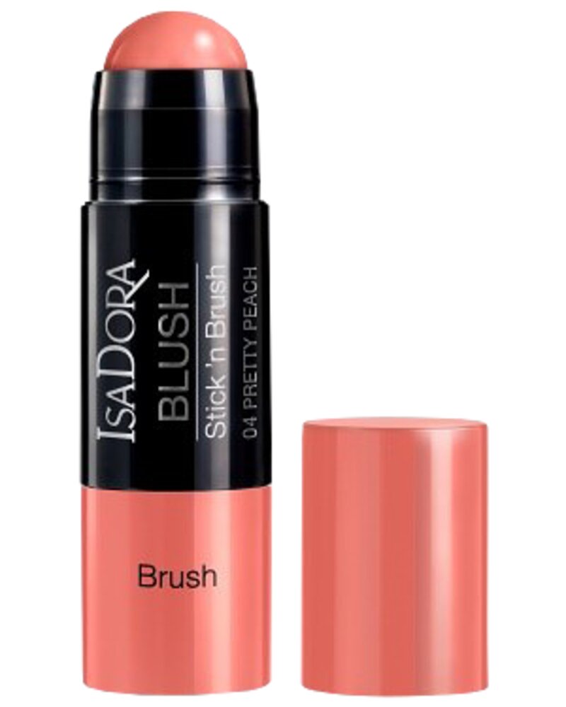IsaDora Blush Stick'n Brush - Pretty Peach