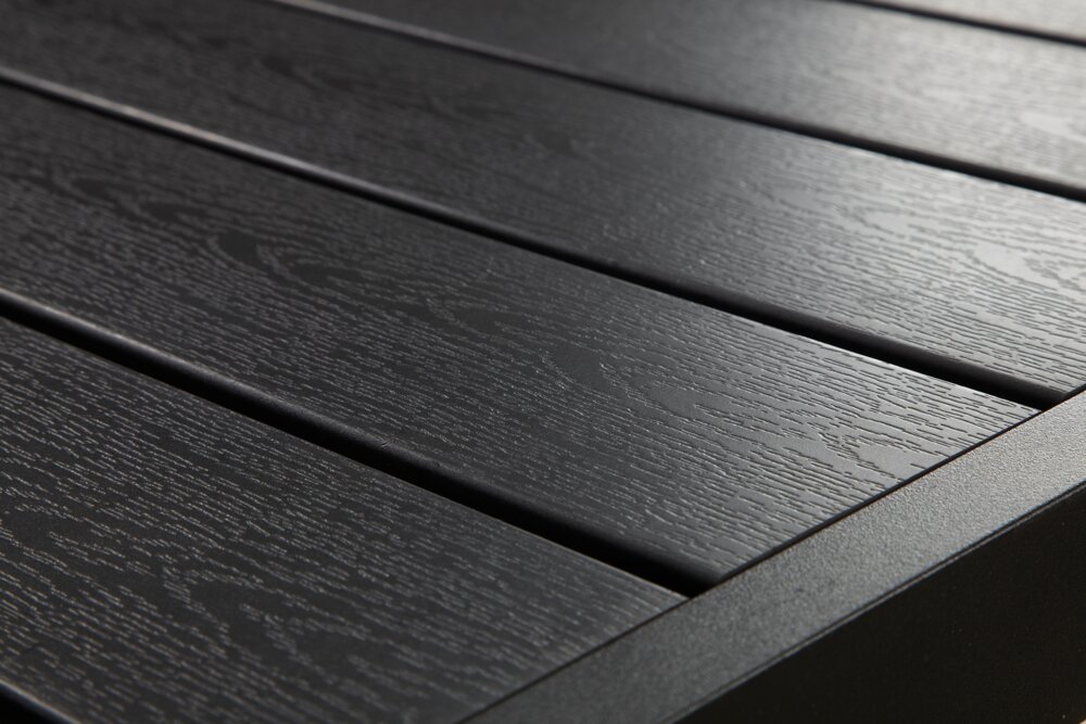 Non wood bord 150x90 cm svart