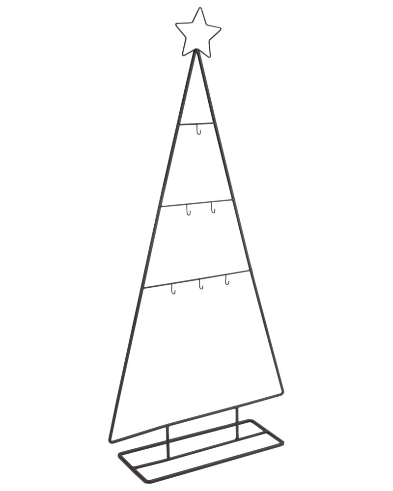 Juleophæng juletræ 77 cm -  sort