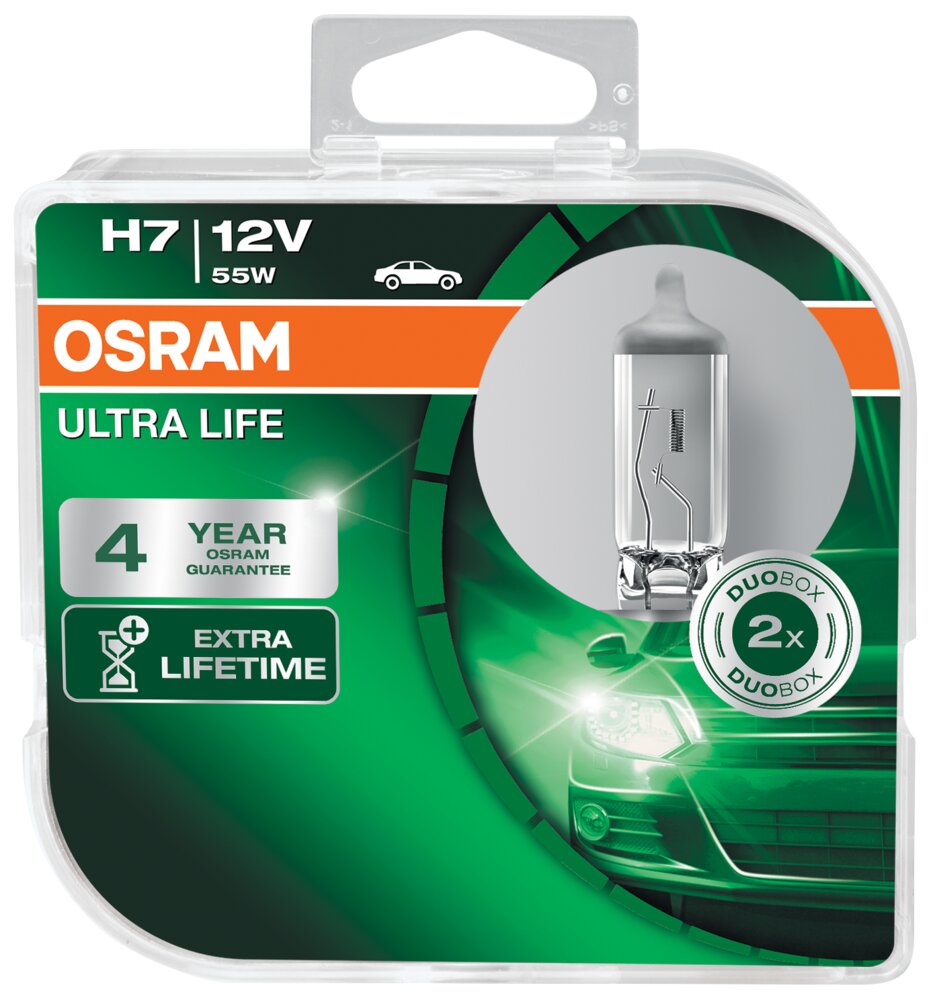 Osram lampa H7 Ultralife 2-pack