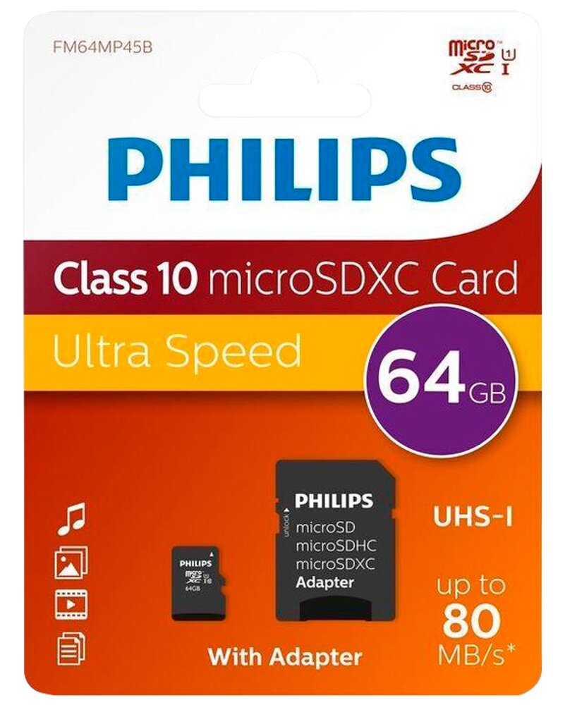 PHILIPS MICRO SDXC 64GB