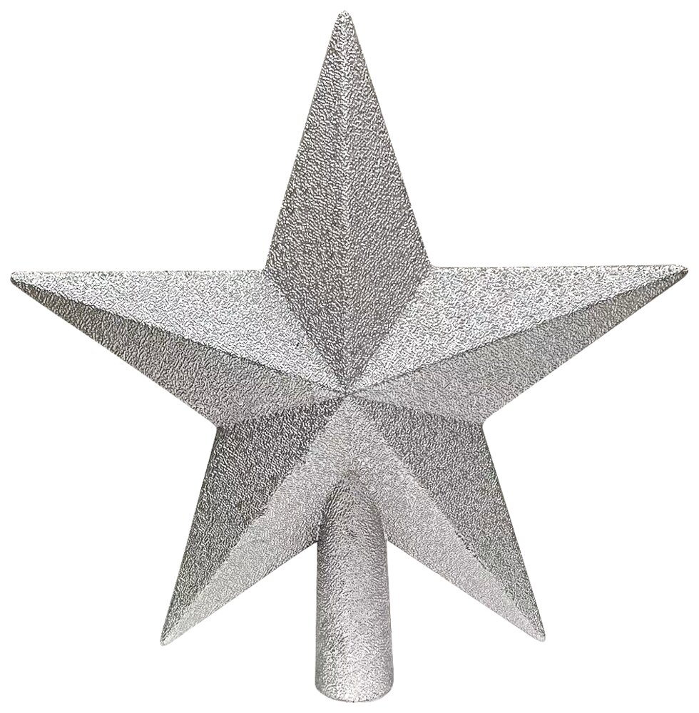 Toppstjärna silver - 20 cm 