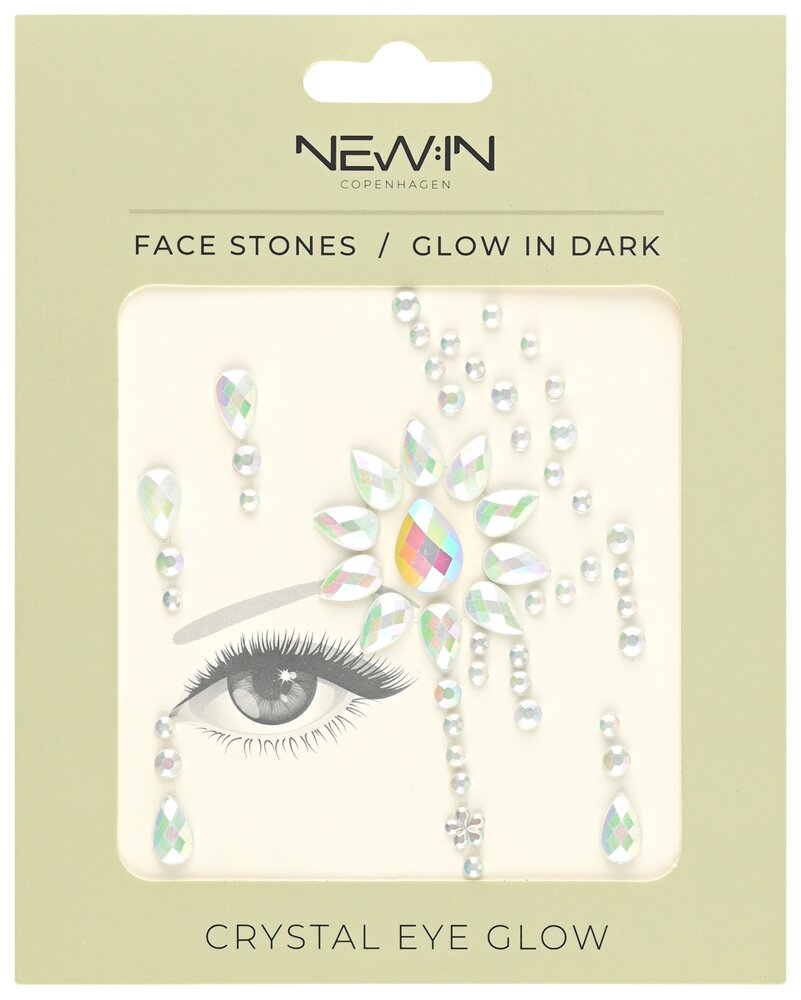 NEW:IN Facestone Glow in the dark assorteret