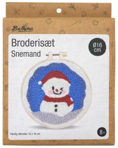 Broderisæt Snemand