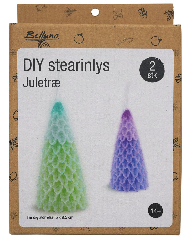 DIY Stearinlys - Juletræ