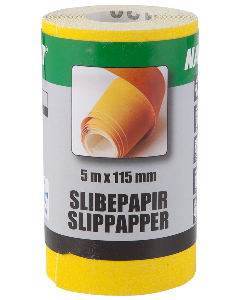 Slippapper 5 m x 115 mm K120