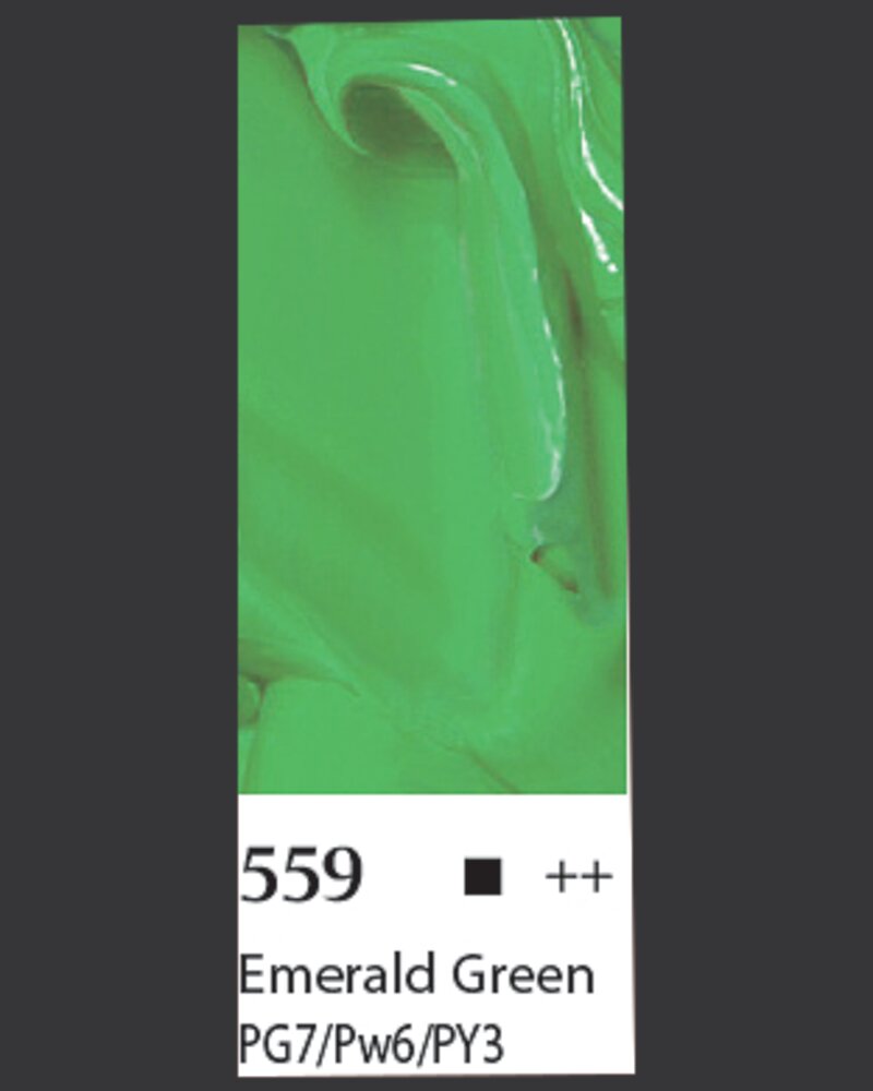 Akrylfärg smaragdgrön 100 ml