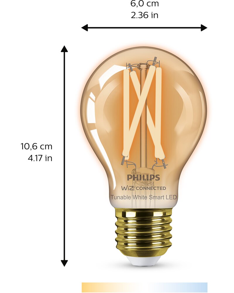 Philips smart 7w e27 amber