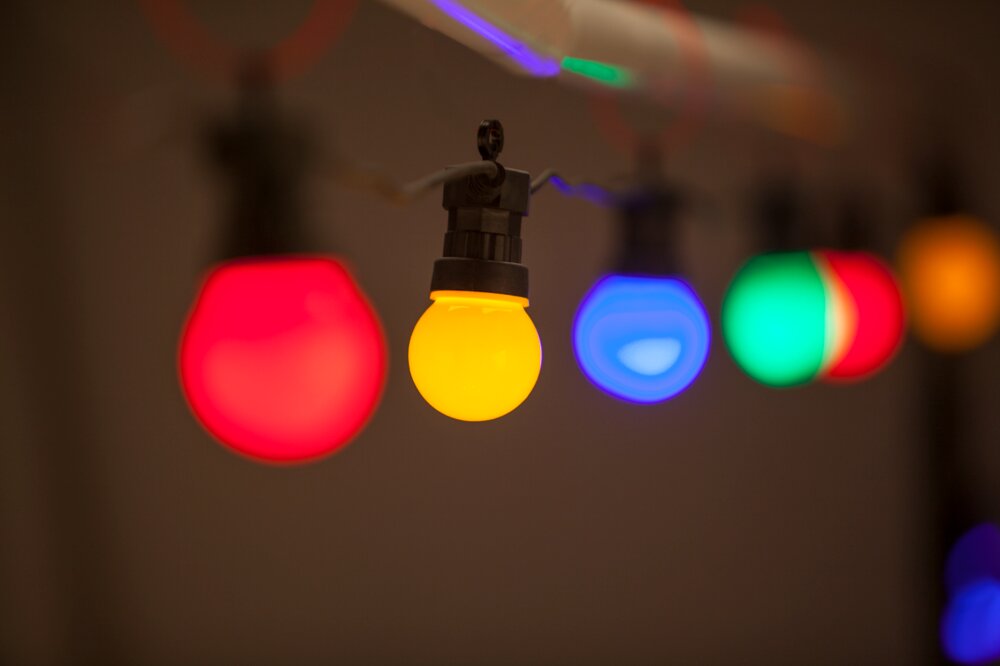 Party lyskæde med 40 LED-pærer