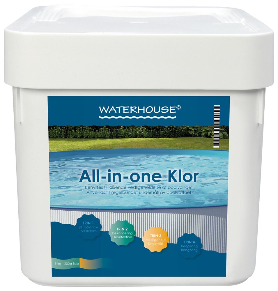 Waterhouse all-in-one klor 5kg