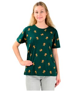 Julig t-shirt pepparkaksgubbe