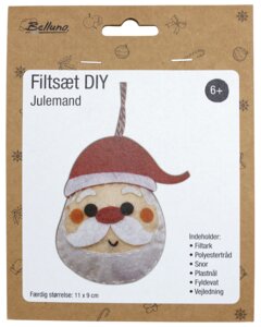 Filtsæt DIY Julemand