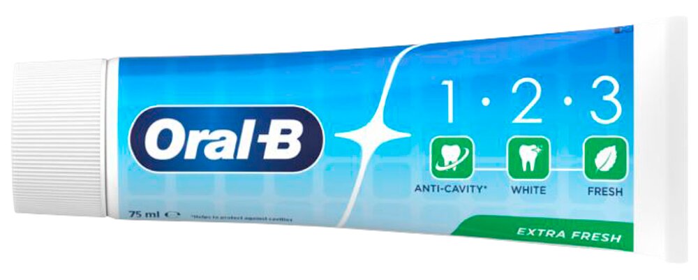 Oral-B Tandpasta 75 ml 1-2-3