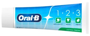 Oral-B tandkräm 1-2-3 75 ml