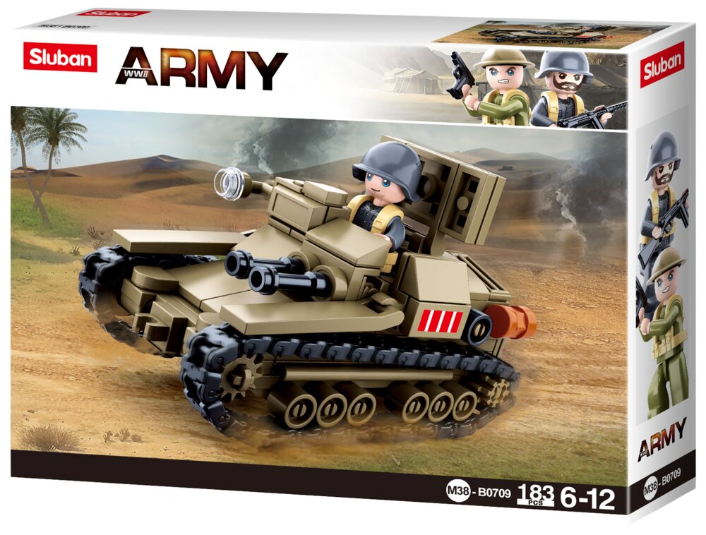 Sluban Army Tank M38-B0709 - 183 dele