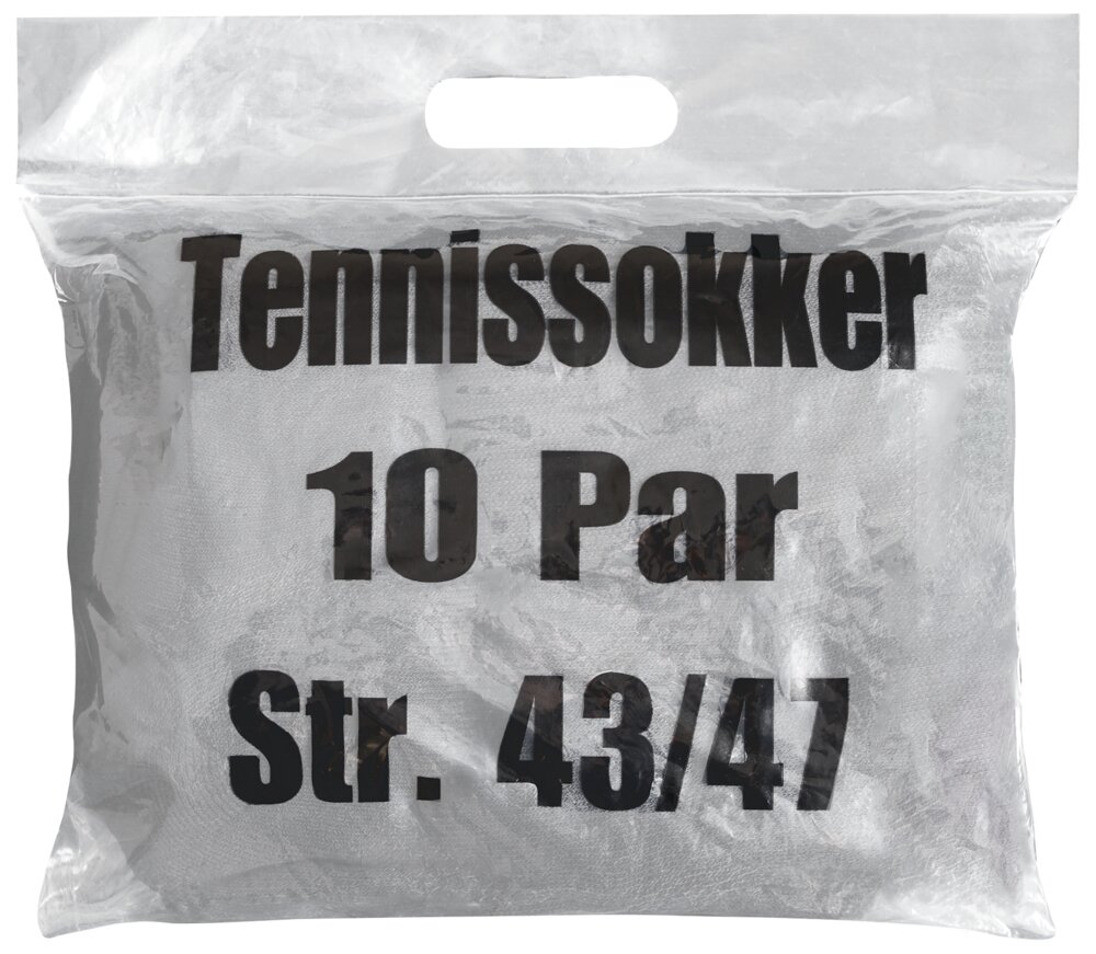 Tennissokker 10-pak - sort