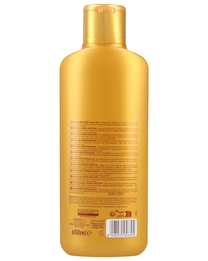 Natural Honey Shower gel 650 ml - Argan Addiction