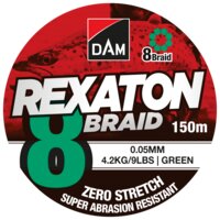 DAM Fletline 8 Braid 150 m 0,05 mm  - grøn