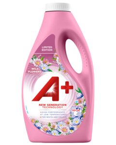A+ tvättmedel Wild Flowers 1,6 L