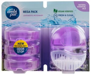 Ambi Pur Toiletblok - Megapack, Lavendel og rosmarin