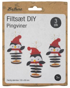 Filtsæt DIY Pingviner