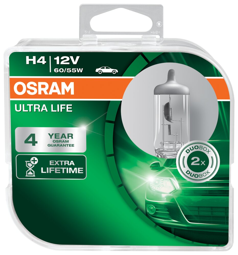 Osram lampa H4 Ultralife 2-pack