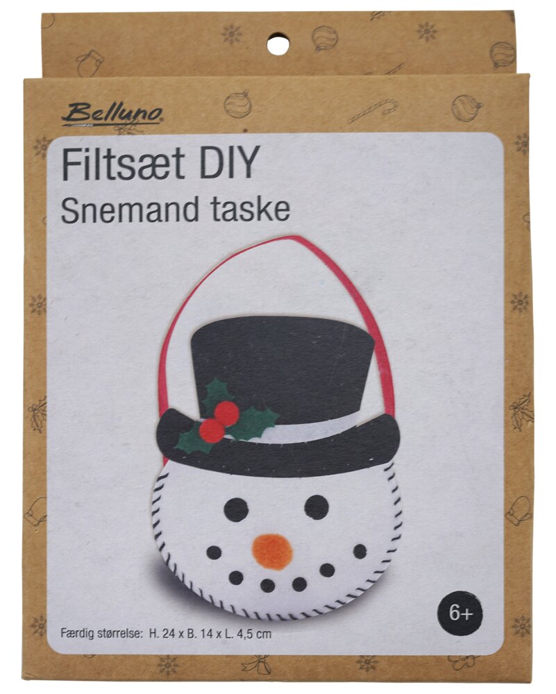 Filtsæt DIY Snemand taske