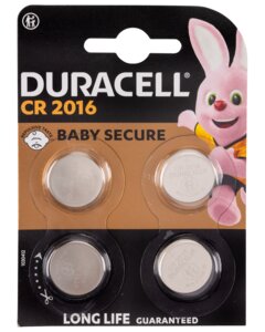 Duracell CR2016 4-pak