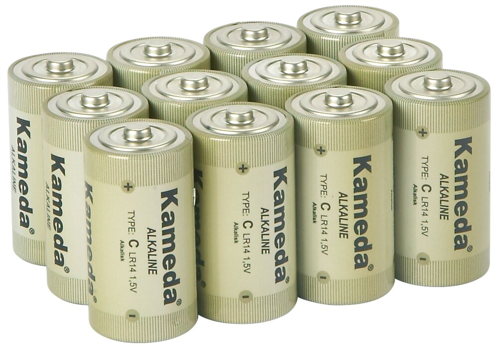 Kameda Alkaline batteri  - C 12-pak