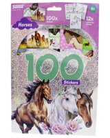 Stickers hästar 100-pack