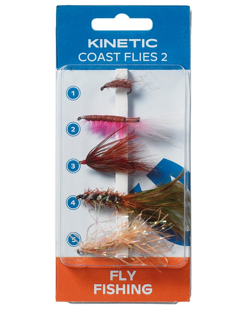 Kinetic coast flies 2 5-pack