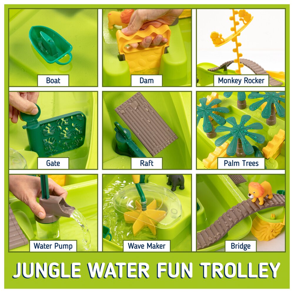 Water fun kuffert - jungle
