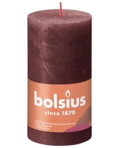 bolsius Bloklys shine - velvet rose