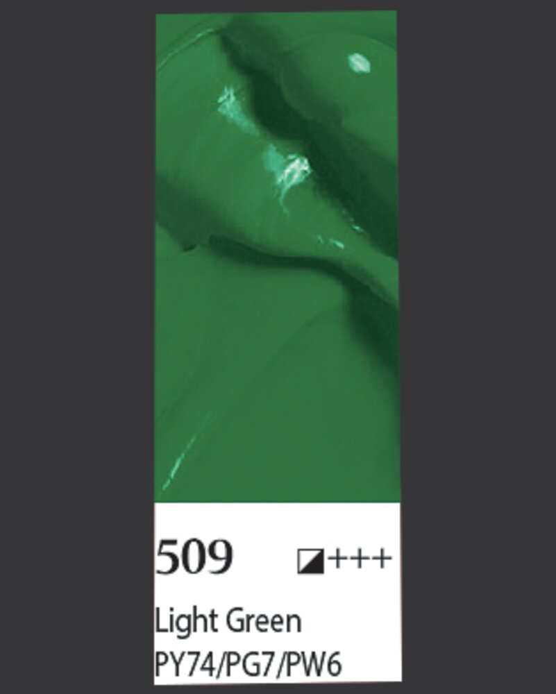 Akrylfärg ljusgrön 100 ml
