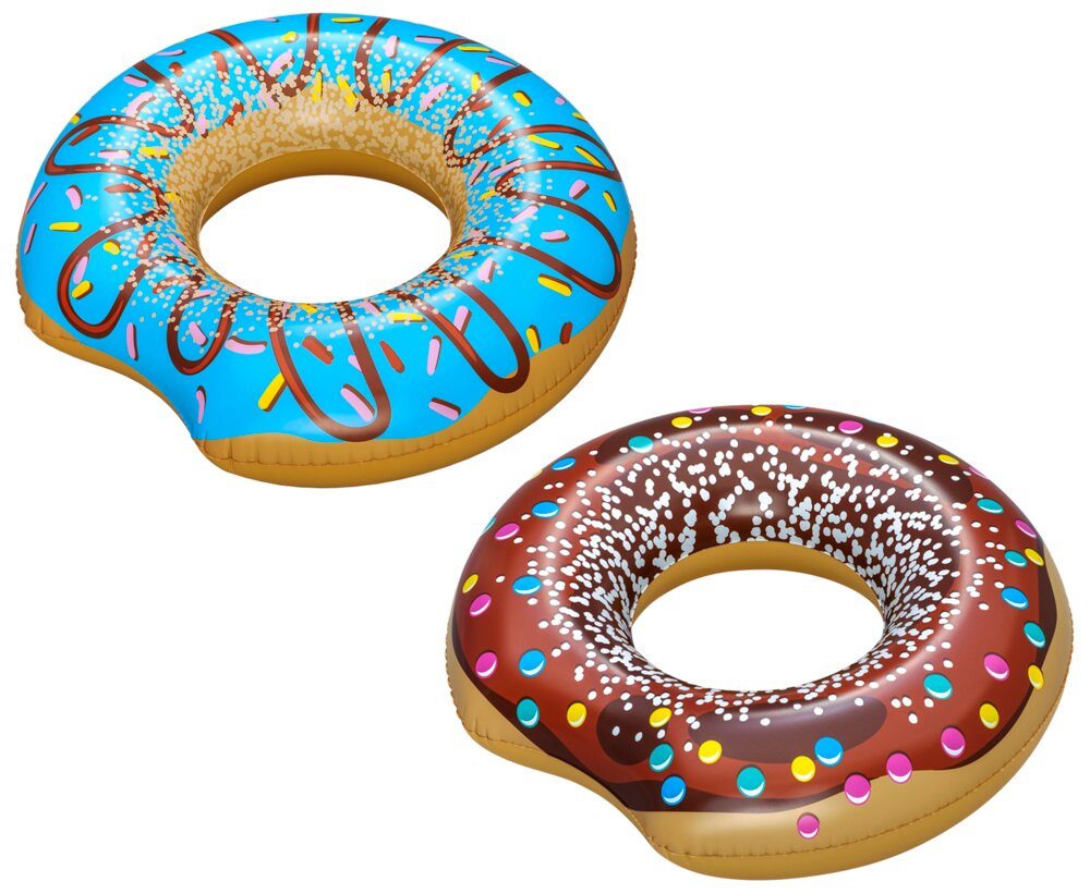 Badering Donut Ø107 cm -  assorterede designs