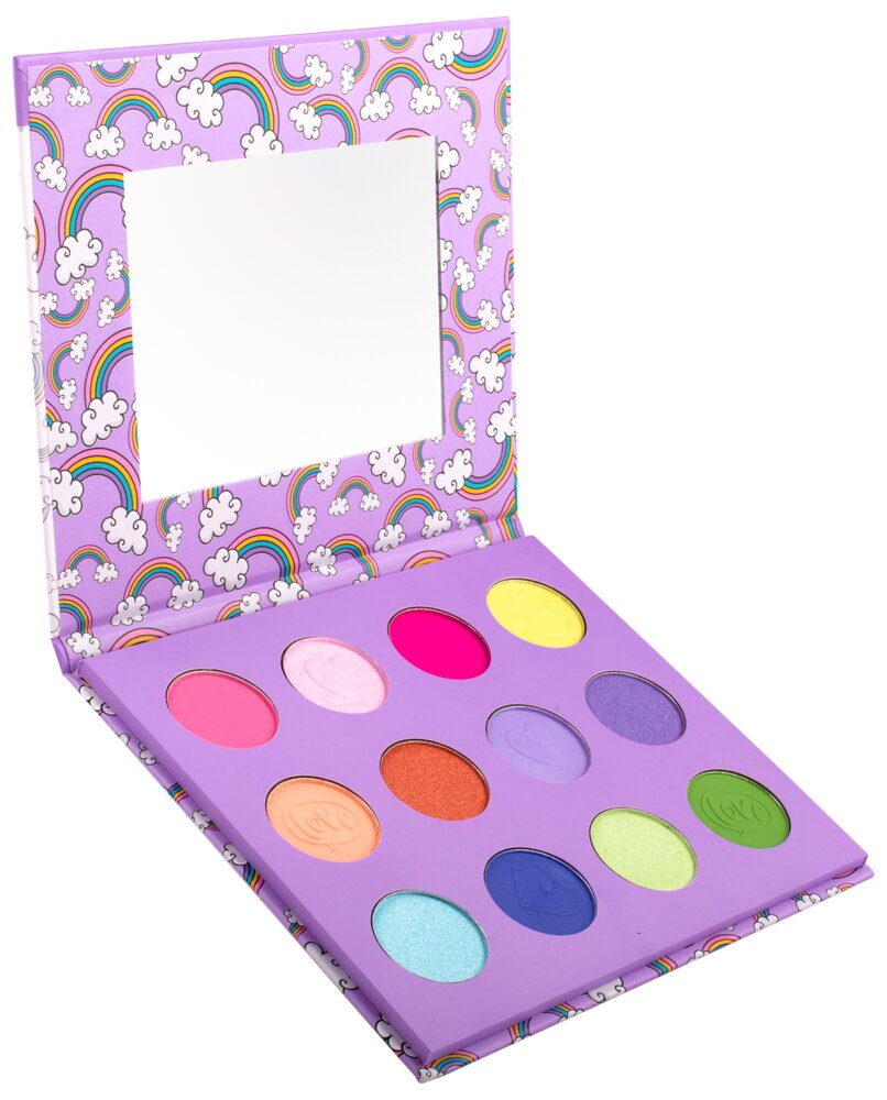 CREATEit Øjenskygge palette med spejl - ass. farver