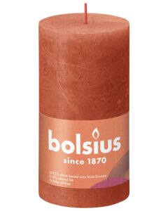 bolsius Bloklys shine - earthy orange