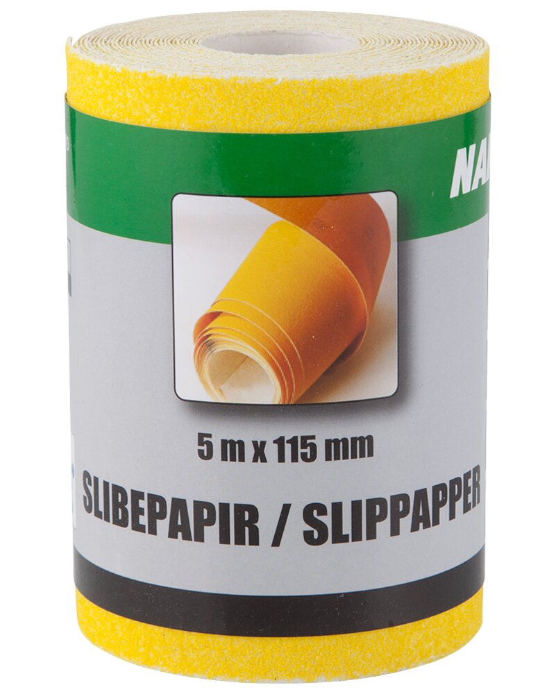 Slippapper 5 m x 115 mm K80