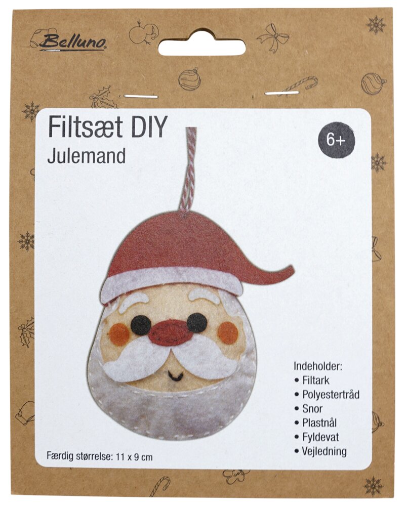 Filtkit DIY Jultomte