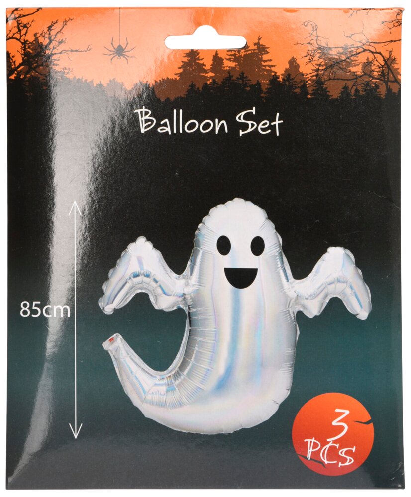 Halloween folieballon 3-pak