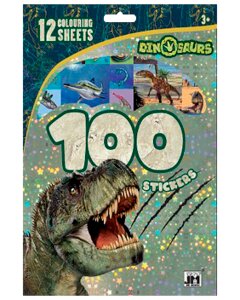 Stickers dinosaurier 100-pack