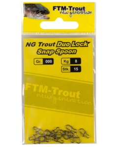 FTM Trout NG Duo-Lock-Snap Str. 000 15-pak