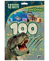 Stickers dinosaurier 100-pack