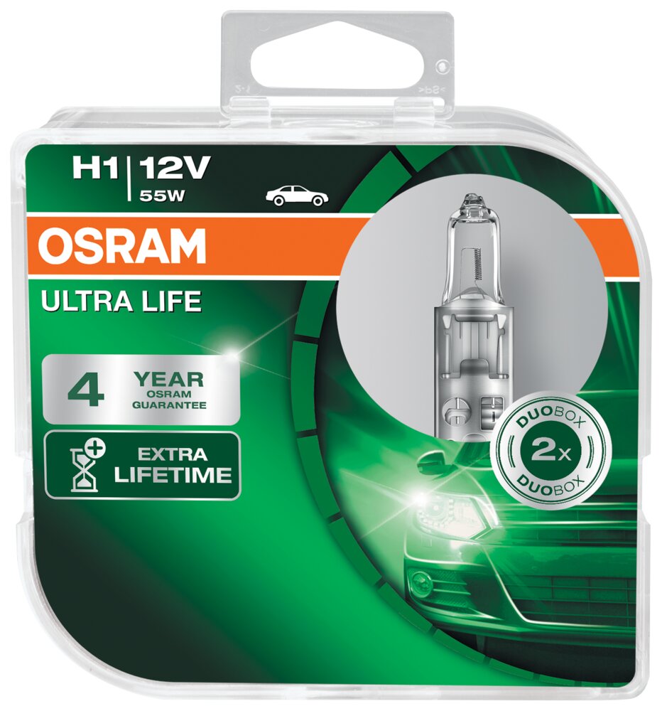 Osram lampa H1 Ultralife 2-pack
