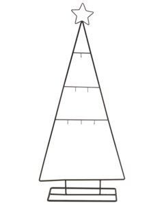 Juleophæng juletræ 77 cm -  sort