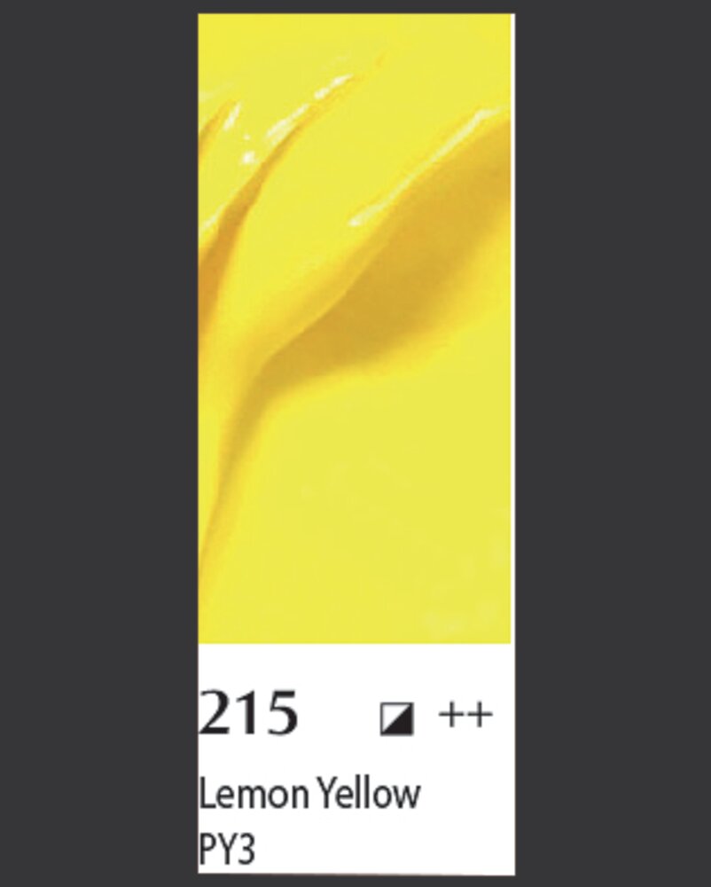 Akrylfärg gul 100 ml
