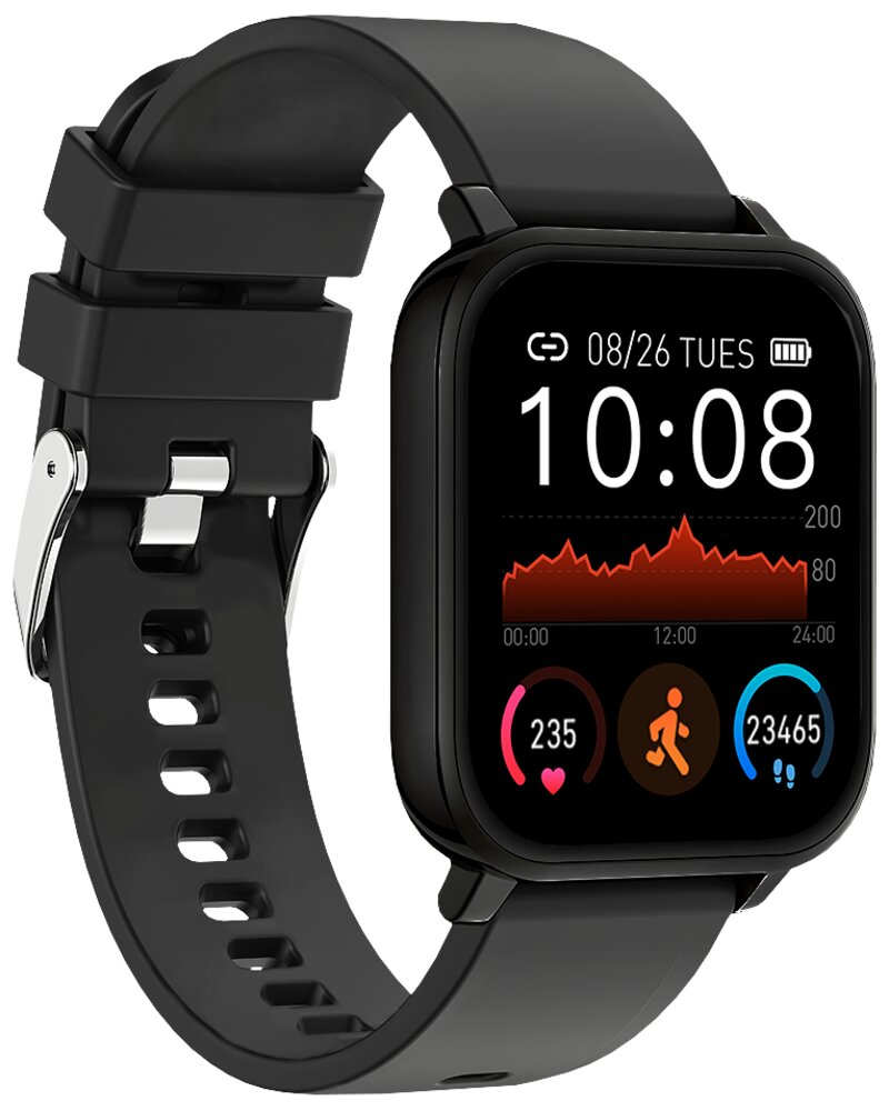 Sinox smartwatch svart