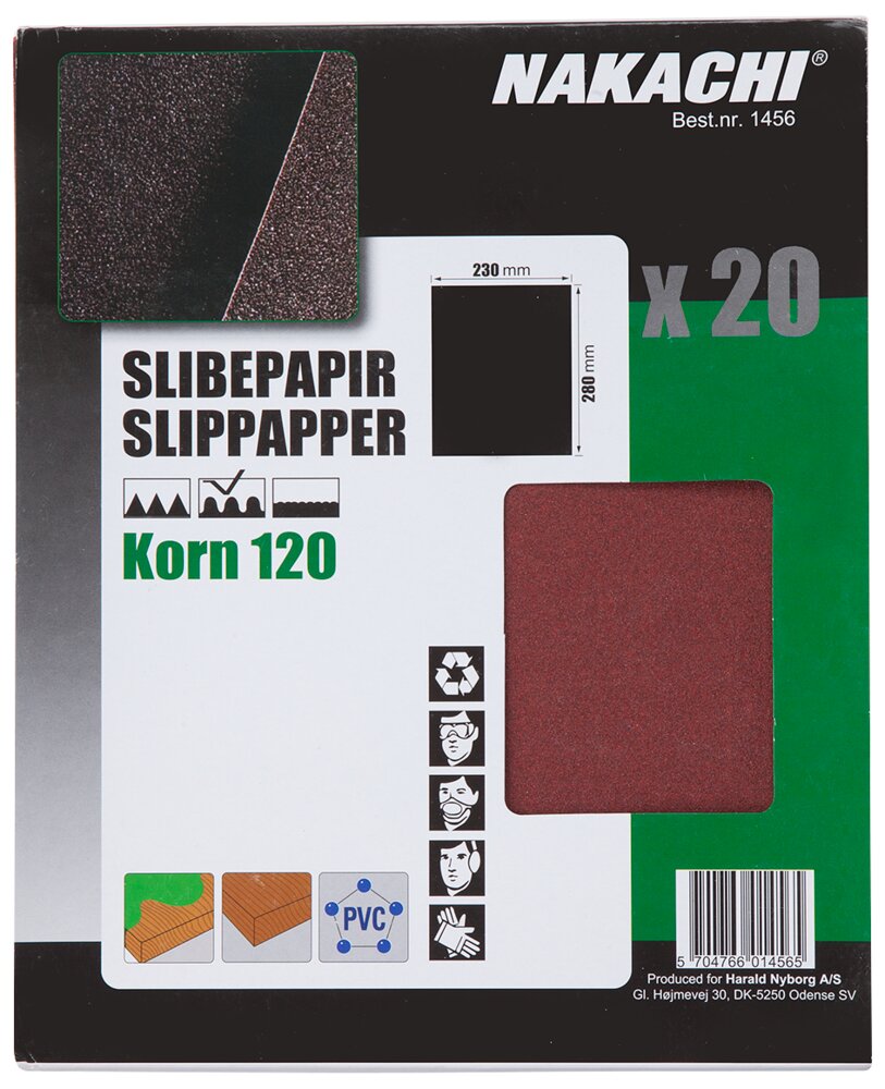Slippapper 20 st K120 fin