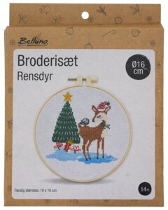 Broderisæt Rensdyr