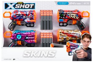 X-shot skins 4-pak menace 24 skud